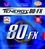 Накладка Butterfly Tenergy 80 FX (красная, 2.1)